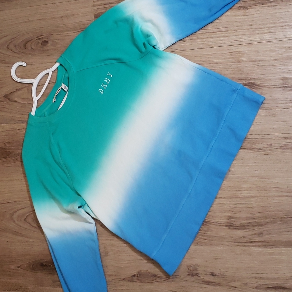 DKNY Crewneck Sweatshirt Tie Dye / Dip Dye